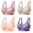 thumbnail image 1 of Pntutb Women'S Color Comfortable Hollow Out Perspective Bra Underwear No Rims, 1 of 7