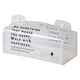 thumbnail image 2 of Cubierta de pañuelos Monstrate Transparente Visible Botón a presión Caja de servilletas de escritorio Blanco, 2 of 6