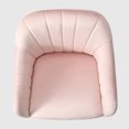 thumbnail image 4 of WestinTrends Phoebe Upholstered Velvet Swivel Vanity Office Chair With Wheels, Pink, 4 of 17