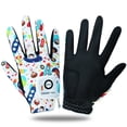 thumbnail image 3 of FINGER TEN Kids Golf Gloves Boys Girls Left Right Hand Breathable Value 2 Pack Gift Set for Junior Youth Toddler White Black Green, 3 of 6