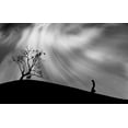 thumbnail image 2 of Hammer, Peter 32x22 Gold Ornate Wood Framed with Double Matting Museum Art Print Titled - Uphill Walk, 2 of 4