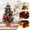 Z, variant on Upgraded HEROOY Mini Artificial Christmas Trees Xmas Desktop Decoration Tree Set Tabletop Christmas Tree With LED Lights For Christmas Tabletop Decorations Y
