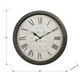 thumbnail image 4 of Monarch Specialties I 9026 - Horloges, Ronde 30 Pouces, Grande Surdimensionnée, Horloge Murale, Brun, Transitionnel, 4 of 4
