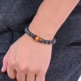 thumbnail image 3 of 2 Uds Pulsera De Terapia Magnética De Hematita Para Hombres Y Mujeres, Pulsera De Triple Protección Cuentas De Hematita + Obsidiana Negra + Pulseras De Piedra De Ojo De Tigre Jormftte WMZL-1947, 3 of 7