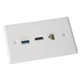 thumbnail image 3 of HD Interface Multimédia Wallplate,HD Interface Multimédia Mur Panneau de Sortie Port HD Interface Multimédia Plaque Murale Performances Fiables, 3 of 8