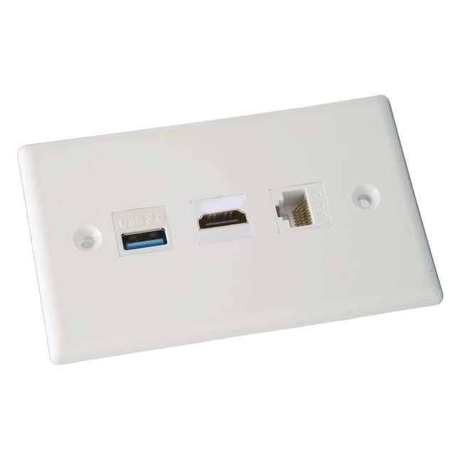 Placa de pared, interfaz multimedia HD Pared Interfaz multimedia HD Puerto de placa de pared Interfaz multimedia HD Placa de pared Diseñado con precisión