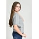 thumbnail image 2 of Blusa tejida de manga corta /Juvenil, 0257 (Gris) gris G, 2 of 4
