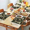thumbnail image 2 of Classic Camo Green Brown Pattern Summer Placemats Table Placemats Set Of 4-Linen Kitchen Washable Placemats Table Mats 11.8"x17.7" Non-Slip Heat Resistant, 2 of 6
