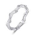 thumbnail image 5 of enjoywould Knuckle Ring Adjustable Size Irregular Geometric Shape Luxurious Electroplating Decoration Hypoallergenic Willow Leaves Simple Charm Open Ring Jewelry Accessories, 5 of 5