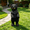 Black + Resin + Art Deco, variant on FENGFAN 19.69in Standing Black Bear Resin Statue All Weather Rustic Garden Decor 1 Pack
