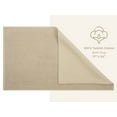 thumbnail image 4 of American Soft Linen, Slip Reducer Bath Rug, 100% Cotton 17x24 inches, Soft Absorbent Bath Mat Rugs, Beige, 4 of 7