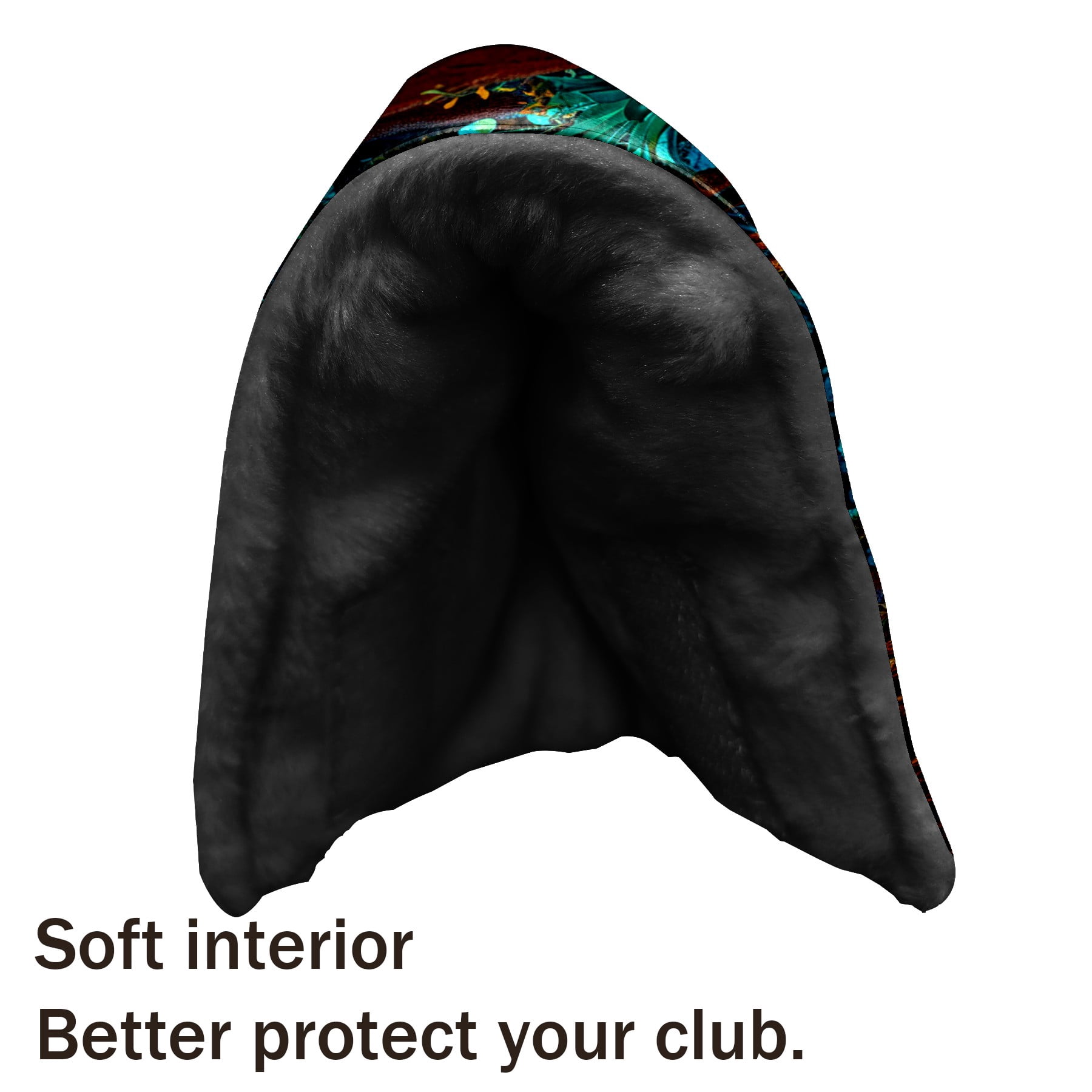 Golf Club Head Cover | Leather Golf Club Putte Headcover , Waterproof Golf Club Head Cover Set Driver Headcovers for Golf Clubs Men Women Giraffe