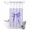 Purple, variant on No Hook Shower Curtain, Pink Bow Shower Curtains for Bathroom with See Through Top Window, Cute Watercolor Girls Cartoon Luxury Waterproof & Washable Bath Curtain Stand Up Stall 36"x72"