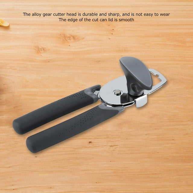 Dekaim Can Opener, Can Opener Effortless Smooth Edge Manual Stainless Steel Handy Easy Turn