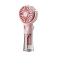 thumbnail image 2 of Handheld Fan Battery Rechargeable with Water Cooling, Portable Mini Fan with 3 Gears, Fans Quiet Small with 4-18 Runtime, Portable USB Hand Fan for Summer, Travel, Outdoor, Pink, 2 of 6