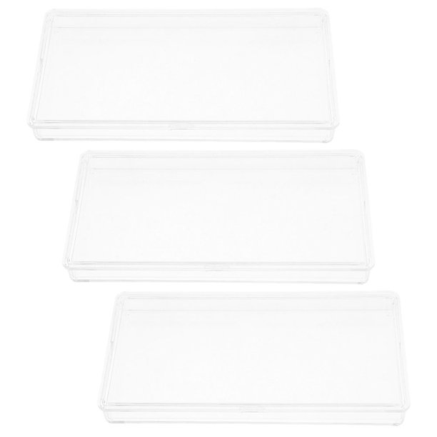 BESTYASH 3Ud Caja De Almacenamiento Transparente Para Billetes Grande Capacidad Para Coleccionistas De Papel
