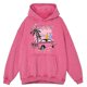 thumbnail image 2 of Sudadera con capucha para hombre, estilo retro desgastado, con diseño de coche de carreras Challenge The Limit, de gran tamaño, 100 % algodón, estilo hip hop, informal, 2 of 4