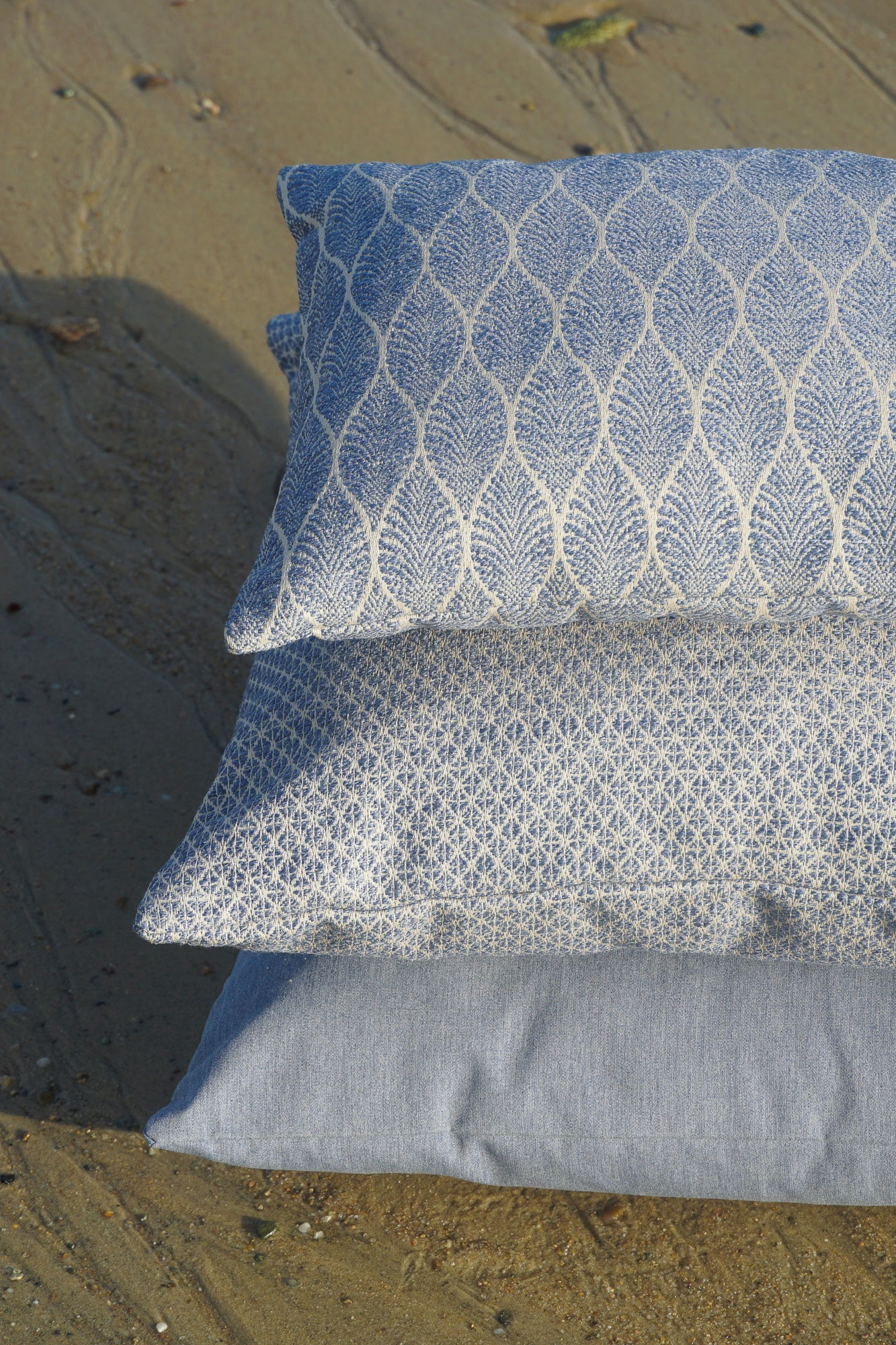 Coastal Breeze Indigo Indoor Outdoor Pillow 20x20