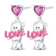 thumbnail image 1 of Pendientes de tuerca TINSLO de plata de ley 925 hipoalergénicos para mujer, 1 of 7