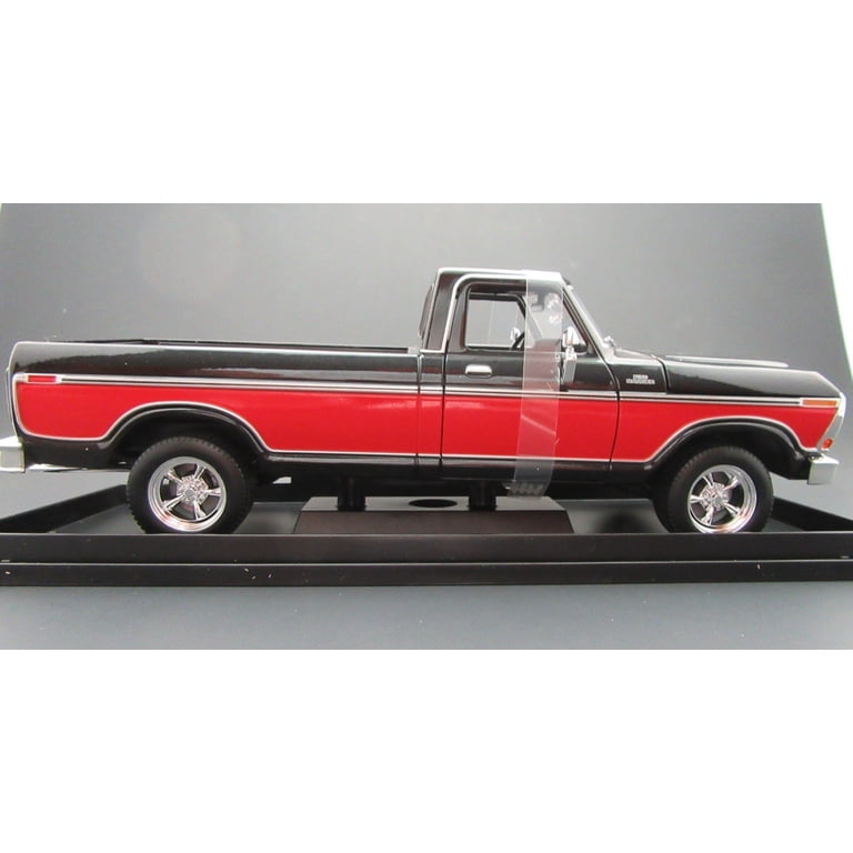 1979 Ford F150 Pick-up Truck Black & Red 1:18 Die Cast Maisto