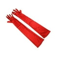 thumbnail image 1 of Maytalsory 1 Paire de Gants en Tissu Réutilisables Couleur Unie Cosplay Rouge, 1 of 5