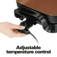 thumbnail image 3 of Hamilton Beach Durathon® Ceramic Skillet, 12"x15" Removable Reversible Pan, 3 of 8