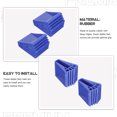 thumbnail image 2 of 4pcs Rubber Ladder Feet Pad Non-Slip Step Ladder Feet Rubber Feet Covers Easy to Install Ladder Feet Cover for Most Ladders, 2 of 9