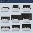 thumbnail image 4 of BELLEZE Upholstered Black Headboard Panels for Wall Fits a Twin, Double, Queen, King Bed Frame, 38" x 11.5" - Configuration of 8 Individual Panels, 4 of 7