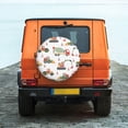 thumbnail image 2 of Fotbe Excavator Spare Tire Cover Thickening Universal Fit for Jeep, Trailer, RV, SUV, Truck, Tough Tire Wheel Soft Cover-14 inch, 2 of 9