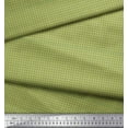 thumbnail image 3 of Soimoi Green Rayon Fabric Geometric Check Print Fabric by the Yard 56 Inch Wide, 3 of 3