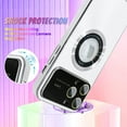 thumbnail image 2 of for iPhone 14 Pro Max Case 【Support for Magsafe】 Logo View Magnetic Plating Luxury Elegant Case New Camera Lens Protection Shockproof Corner Back Cover -White, 2 of 6