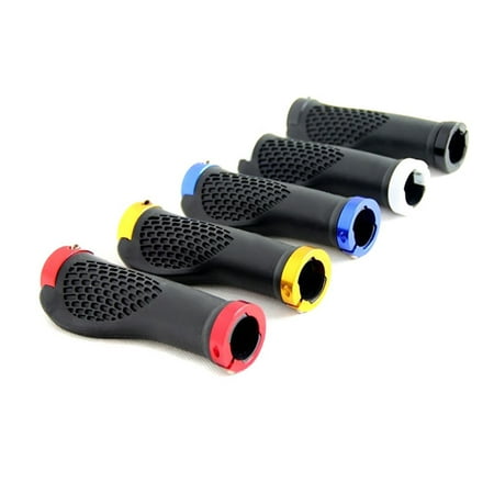 Mountain Road Bicycle Handlebar Grips Ergonomic Rubber Bike Handle Grips white 138MM* inner diameter