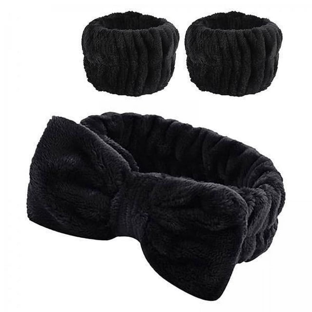 6 muñequeras de spa para el pelo, de tela suave y elástica, para maquillaje, para mujeres y niñas, para el cuidado de la piel. 4 piezas