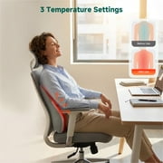 Snailax Neck & Back Massager with Heat, 4D Deep Kneading Shiatsu 8 Massage Nodes, Gift
