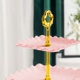 thumbnail image 6 of Three-Layer Fruit Serving Tray Stand | Multi-Layer Dessert, Candy & Snack Display | Heavy-Duty, Easy Assembly | For Wedding, Party, KTV, Living Room | 13.38x9.84in | Green, White, Pink | 1pc, 6 of 6