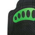 thumbnail image 6 of FH Group Trimmable ClimaProof Rubber Floor Mats With Footprint Design Green/Black – Full Set, 6 of 6