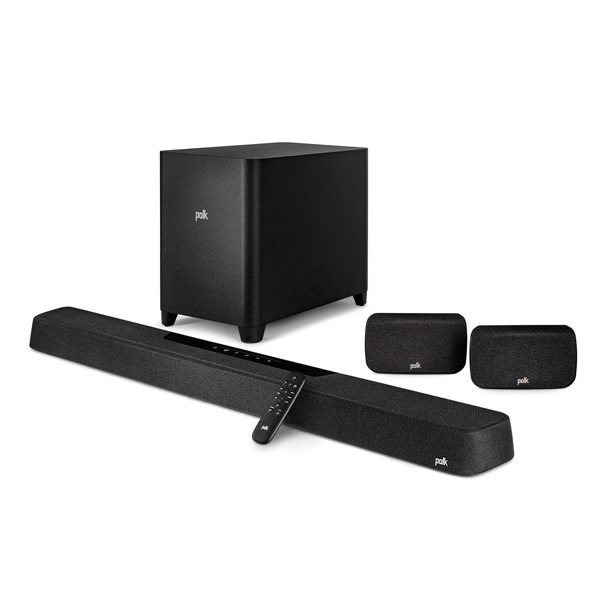 Polk Audio MagniFi Max AX SR 7.1.2 Channel Soundbar System with Dolby Atmos/DTS:X, Wireless Surround Speakers, and 10" Subwoofer