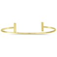 thumbnail image 1 of Bracelet Manchette en T Or Jaune 14k, 1 of 2