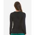 thumbnail image 3 of Onna NN370 Women's Unstoppable Long Sleeve Fresh Underscrub Base Layer-Black-S, 3 of 4