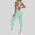 thumbnail image 4 of WILLBEST Mono de Entrenamiento para Mujer, de Manga Larga, con Cremallera Frontal Y Espalda Descubierta, Elástico, Deportivo, para Yoga, Running, Ropa Informal Cómoda. Grande, 4 of 8