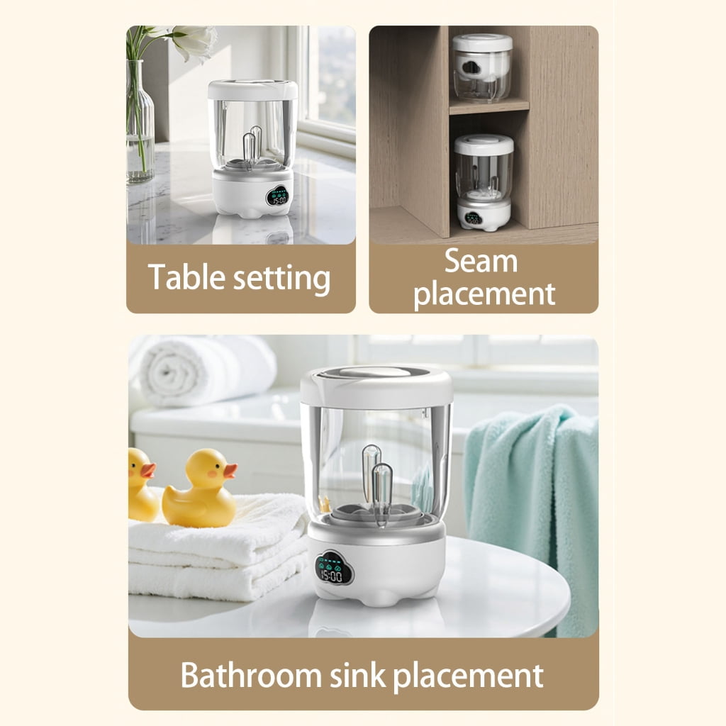 PatungKu Travel Washer Rechargeable 3000/6000mah Battery Washer Underwear Cleaner Underwear