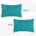 thumbnail image 2 of Daiia Blue Green Glitter Bedding Waterproof Pillow Protector Zippered Queen – Bed Bug Proof Pillow Encasement-16"x24", 2 of 6