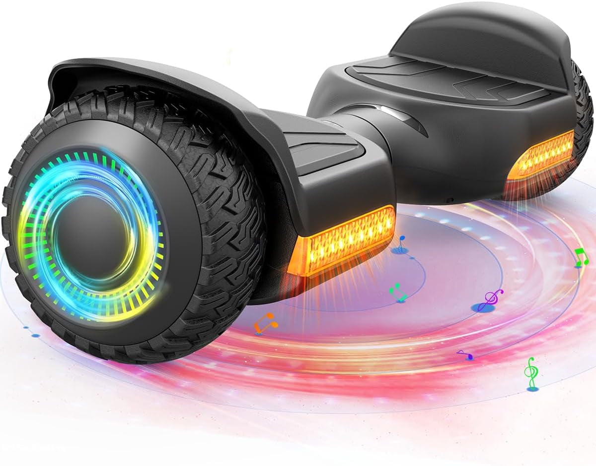 Hyper Toys 37V Solo-1 Jet Fuel Hoverboard, Electric Scooter with