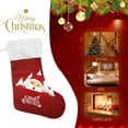 thumbnail image 4 of GZHJMY Christmas Santa Claus Christmas Stockings 1PCS, Large Xmas Stockings Gift Decorations and Party Supplies,Used for Fireplace Decoration Socks Christmas Tree Decoration, 4 of 7