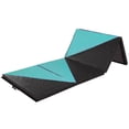thumbnail image 2 of Ainfox 4'x10'x2" Thick Foldable Gymnastics Yoga Mats for Excise Fitness Pink and Purple Splicing(Black-Blue), 2 of 10