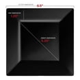 thumbnail image 4 of Smarty 6.5" Black Square Disposable Plastic Cake/Salad Plates 120ct, 4 of 7