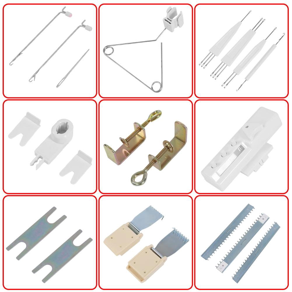 LYUMO LK150 6.5mm Mid Gauge 150 Stitches Plastic Domestic Knitting Machine with Accessories
