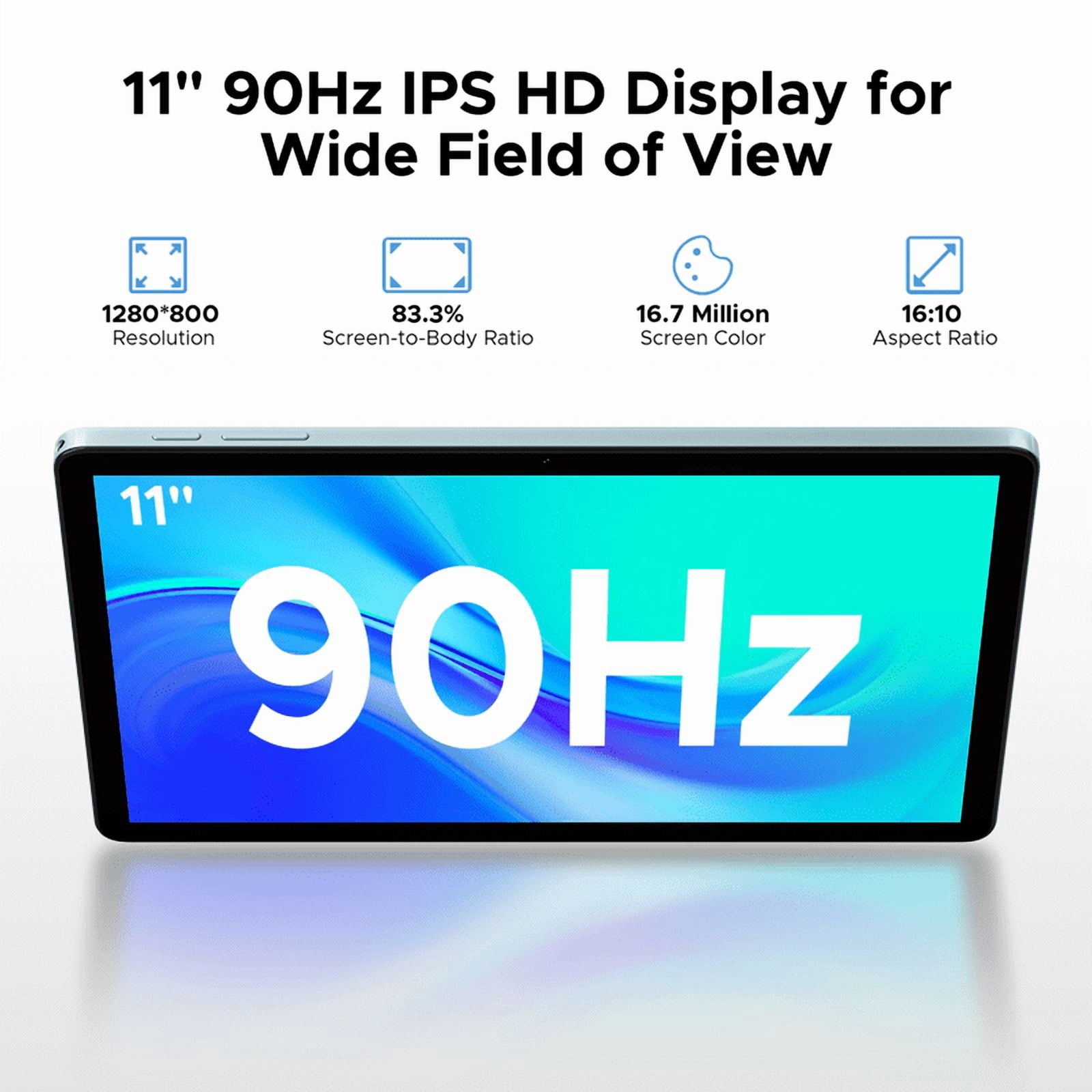 DOOGEE Tab A9 Pro+ Android 16 Tablet with Keyboard & Gemini AI, 2026 New 11inch Tablet, 30GB+128GB/2TB, 8580mAh, 90Hz, 13MP+5MP/Widevine L1/Face ID/WiFi5 Octa-Core Gaming Tablet with Pen, Mouse&Case