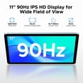 thumbnail image 4 of DOOGEE Tab A9 Pro+ 11 inch Tablet with 90Hz Display,30GB+128GB/2TB TF Octa-Core Gaming Tablets,8580mAh,Android 15 Tablet,1080P,Bluetooth 5.0+5G WiFi Tablets,13MP+7MP,Face ID/OTG Black, 4 of 8
