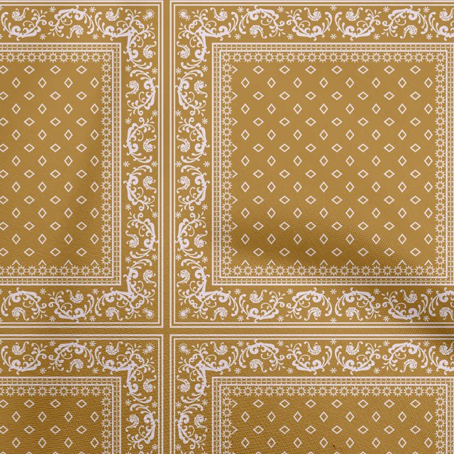 oneOone Viscose Jersey Dark Mustard Fabric Geometric Sewing Craft Projects Fabric Prints By Yard 60 Inch Wide